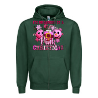 Sports Green iam dreaming of a christmas Zipper Hoodie - CowGirlArtShop