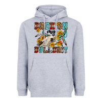 Heather Grey back on my bullshit western olivia Heavyweight Hoodie - OliviaCreatesArt