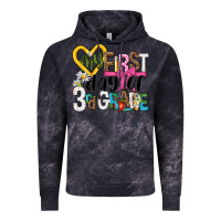 Cloud Black my first day of 3rd grade Vintage Hoodie - NancyCooperArtShop
