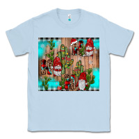 Dusty Blue ho ho ho gnome Classic Tee - JahusDesignShop
