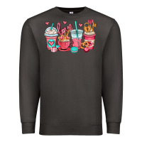 Smoke valentines day coffee cups (1) Premium Sweatshirt - OliviaCreatesArt