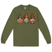 Army Green fall gnomes Long Sleeve Tee - SublimationCraftShop