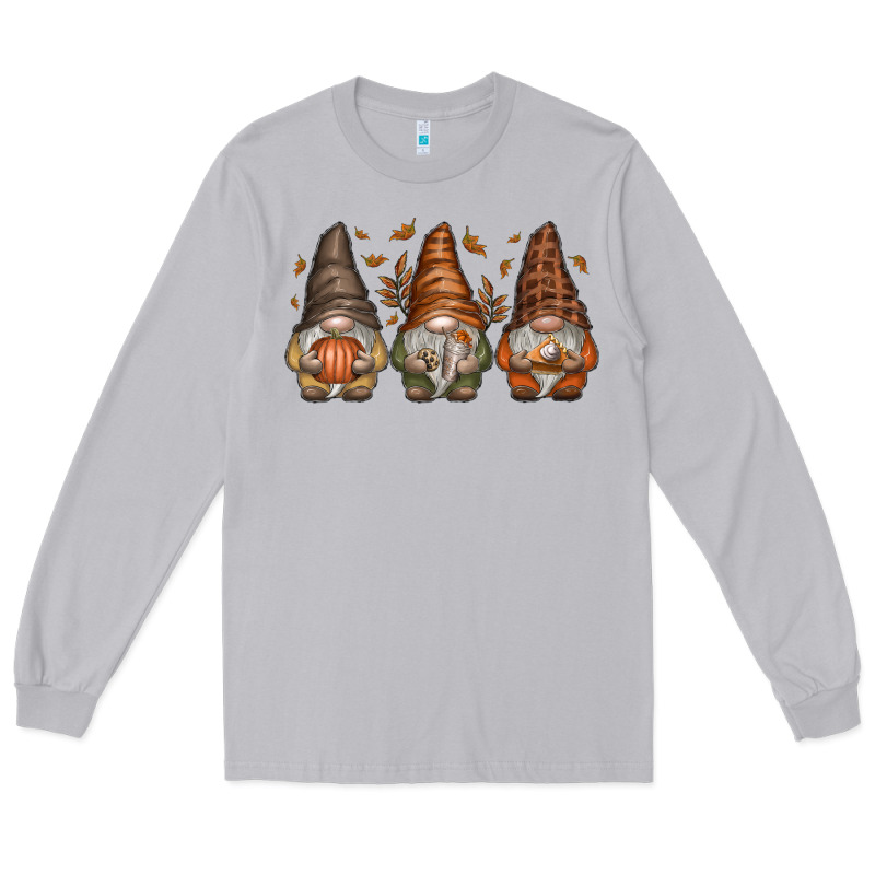 Fall Gnomes Long Sleeve Tee by SublimationCraftShop | Teevron