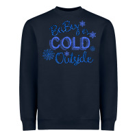 Navy Baby It s Cold Outside Heavyweight Sweatshirt - Bettercallsaul