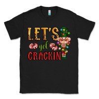 Black Let's get crackin Christmas Classic Tee - NancyCooperArtShop