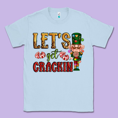 Let's Get Crackin Christmas Classic Tee Designed By Nancycooperartshop