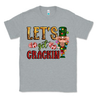 Heather Grey Let's get crackin Christmas Classic Tee - NancyCooperArtShop