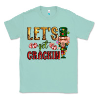 Seafoam Let's get crackin Christmas Classic Tee - NancyCooperArtShop