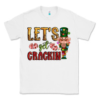 White Let's get crackin Christmas Classic Tee - NancyCooperArtShop