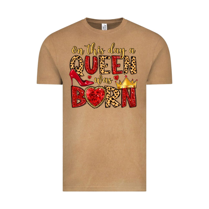 On This Day A Queen Was Born Vintage Tee by MaliasSmallBusiness | Teevron