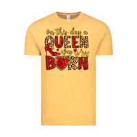 Vintage Mustard on this day a queen was born Vintage Tee - MaliasSmallBusiness