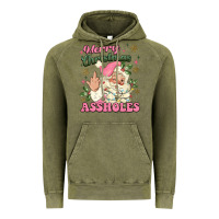 Merry Christmas Assholes Vintage Hoodie | Teevron