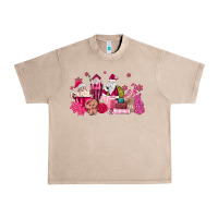 French Oak pink santa coffee Urban Heavy Tee - MaliasSmallBusiness