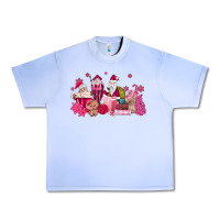 Grape Ice pink santa coffee Urban Heavy Tee - MaliasSmallBusiness