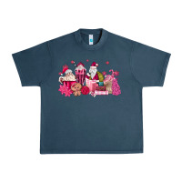 Pink Santa Coffee Urban Heavy Tee | Teevron
