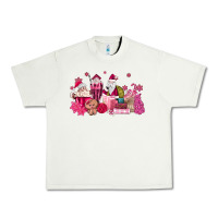 Pistachio pink santa coffee Urban Heavy Tee - MaliasSmallBusiness