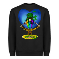 Black St Patricks Day Gnome Heavyweight Sweatshirt - Bettercallsaul