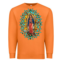 Carrot Our Lady Of Guadalupe Gemstone Sunflowers Premium Sweatshirt - FaDigitalArtStudio