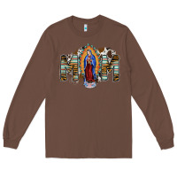 Chestnut mom virgin mary Long Sleeve Tee - SublimationCraftShop