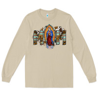 Mushroom mom virgin mary Long Sleeve Tee - SublimationCraftShop
