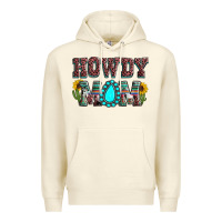Sandshell Howdy mom mother's day Premium Hoodie - HowdyJamesFarm