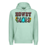 Seafoam Howdy mom mother's day Premium Hoodie - HowdyJamesFarm