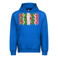Cobalt summer brushstrokes Urban Hoodie - CowhideDigitalArt