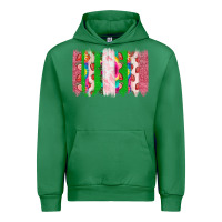 Emerald summer brushstrokes Urban Hoodie - CowhideDigitalArt