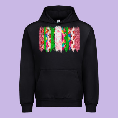 Summer Brushstrokes Urban Hoodie Designed By Cowhidedigitalart