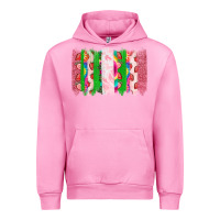 Fuchsia Pink summer brushstrokes Urban Hoodie - CowhideDigitalArt
