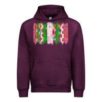 Mauve Wine summer brushstrokes Urban Hoodie - CowhideDigitalArt