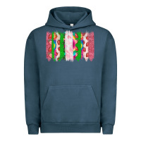 Pigment Midnight Navy summer brushstrokes Urban Hoodie - CowhideDigitalArt