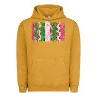 Pigment Peanut Butter summer brushstrokes Urban Hoodie - CowhideDigitalArt