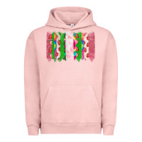 Pigment Salmon summer brushstrokes Urban Hoodie - CowhideDigitalArt
