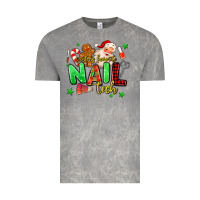 Cloud Rock santas favorite nail tech Vintage Tee - MaliasSmallBusiness