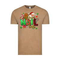 Vintage Coffee santas favorite nail tech Vintage Tee - MaliasSmallBusiness