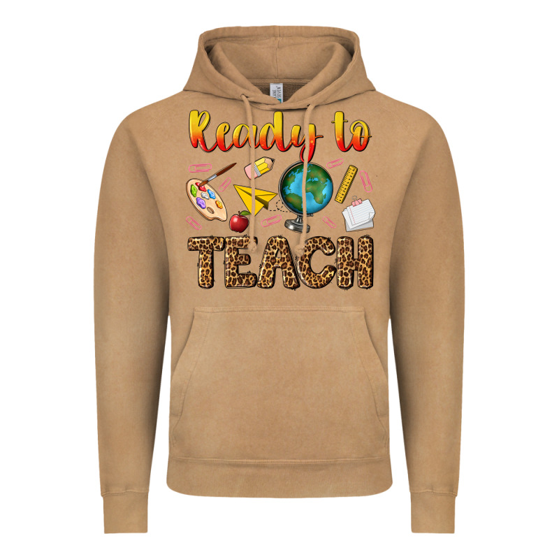 Ready To Teach Vintage Hoodie by NancyCooperArtShop | Teevron