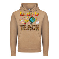 Vintage Coffee ready to teach Vintage Hoodie - NancyCooperArtShop