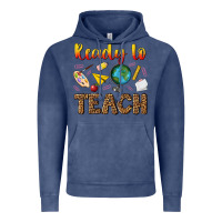 Vintage Denim ready to teach Vintage Hoodie - NancyCooperArtShop