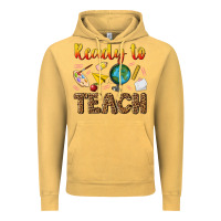 Vintage Mustard ready to teach Vintage Hoodie - NancyCooperArtShop