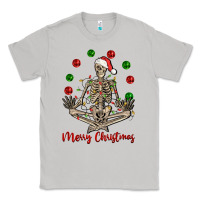 Moon Dust Merry Christmas skeleton Classic Tee - NancyCooperArtShop