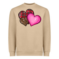 Valentine's Day Hearts Heavyweight Sweatshirt | Teevron