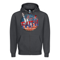 Smoke faith usa Zipper Hoodie - CowGirlArtShop