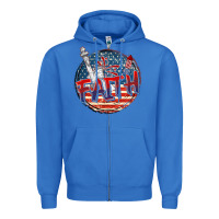 True Royal faith usa Zipper Hoodie - CowGirlArtShop