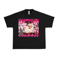 Black merry pink christmas santa Urban Heavy Tee - MaliasSmallBusiness