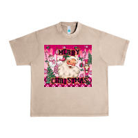 French Oak merry pink christmas santa Urban Heavy Tee - MaliasSmallBusiness