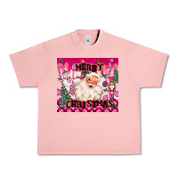 Salmon merry pink christmas santa Urban Heavy Tee - MaliasSmallBusiness