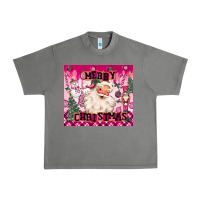 Tornado merry pink christmas santa Urban Heavy Tee - MaliasSmallBusiness