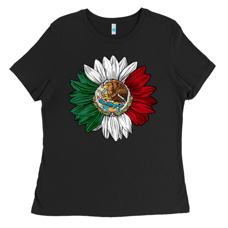 Mexico Sunflower Ladies Tee by AdoDesignShop | Teevron