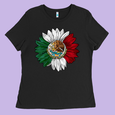 Mexico Sunflower Ladies Tee Designed By Adodesignshop